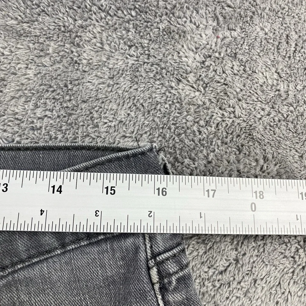 Levis 511 Slim Straight Jeans Mens 34x27‎ Gray Mid Rise